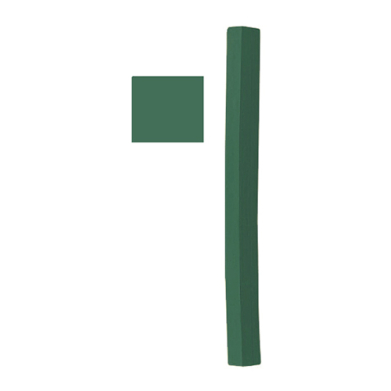 Richeson Semi-Hard Square Pastel - 12 Green