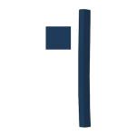 Richeson Semi-Hard Square Pastel - 37 Blue