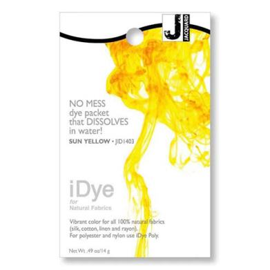 Jacquard iDye for Natural Fabrics  (.49oz/14g) Sun Yellow