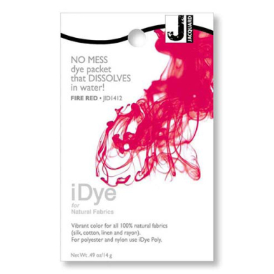 Jacquard iDye for Natural Fabrics  (.49oz/14g) Fire Red