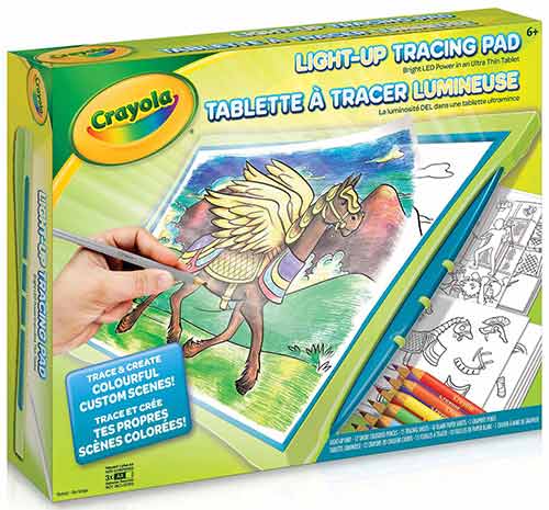 crayola light up tracing pad blue