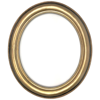 Closeout Oval Frame Gold - 20" x 24"