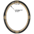 Closeout Oval Frame Black and Gold with Baroque Accents - 22" x 28"