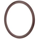 Closeout Oval Frame Mahogany - 22" x 28"