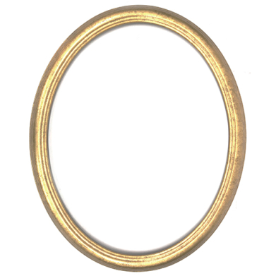 Closeout Oval Frame Gold - 22" x 28"