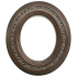 Closeout Oval Frame Walnut with Dark Inlay - 8" x 10"