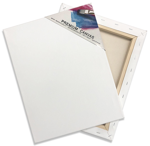 Premium Stretched Cotton Canvas 11" x 14" Quality Art, Inc. School