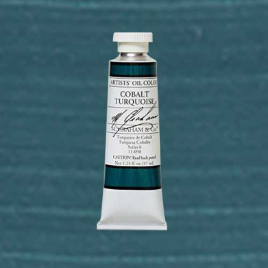 M. Graham & Co. Oil Paint - (1.25oz/37ml) Cobalt Turquoise
