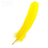 Large Craft Quill Feathers - (24 Pieces) Yellow