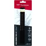Tombow Mono Drawing Graphite Pencil Set 3ct  TM61001