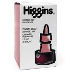 Higgins Waterproof Pigment-Based Drawing Ink - (1oz/29.6ml) Carmine