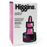 Higgins Waterproof Pigment-Based Drawing Ink - (1oz/29.6ml) Magenta