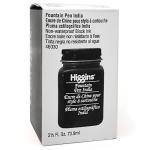 Higgins Fountain Pen India Ink - (2.5oz/73.9ml) Black