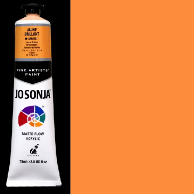 Chroma's Jo Sonja Fine Artists' Acrylic Paint - (2.5oz/75ml) Jaune Brilliant  598