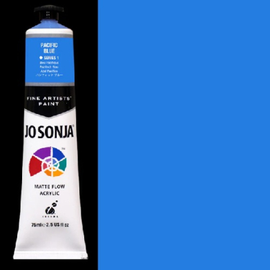 Chroma's Jo Sonja Fine Artists' Acrylic Paint - (2.5oz/75ml) Pacific Blue  601