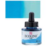 Royal Talens Ecoline Liquid Watercolor - (1oz/30ml) Sky Blue (Cyan)