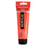 Royal Talens Amsterdam Acrylic Paint - (4.1oz/120ml) Reflex Orange RT17092572