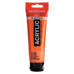 Royal Talens Amsterdam Acrylic Paint - (4.1oz/120ml) Azo Orange