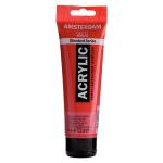 Royal Talens Amsterdam Acrylic Paint - (4.1oz/120ml) Transparent Red Medium