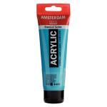 Royal Talens Amsterdam Acrylic Paint - (4.1oz/120ml) Turquoise Blue