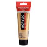 Royal Talens Amsterdam Acrylic Paint - (4.1oz/120ml) Light Gold