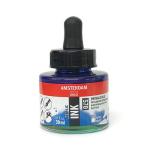 Royal Talens Amsterdam Acrylic Ink - (1oz/30ml) Phthalo Blue