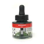 Royal Talens Amsterdam Acrylic Ink - (1oz/30ml) Olive Green Deep