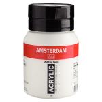 Royal Talens Amsterdam Acrylic Paint - (16.9oz/500ml) Titanium White