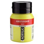 Royal Talens Amsterdam Acrylic Paint - (16.9oz/500ml) Greenish Yellow