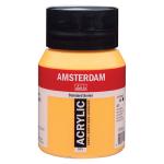 Royal Talens Amsterdam Acrylic Paint - (16.9oz/500ml) Gold Yellow