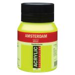 Royal Talens Amsterdam Acrylic Paint - (16.9oz/500ml) Reflex Yellow