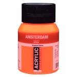 Royal Talens Amsterdam Acrylic Paint - (16.9oz/500ml) Reflex Orange