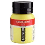 Royal Talens Amsterdam Acrylic Paint - (16.9oz/500ml) Azo Yellow Lemon
