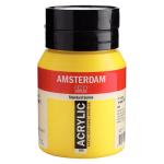Royal Talens Amsterdam Acrylic Paint - (16.9oz/500ml) Azo Yellow Light