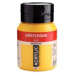 Royal Talens Amsterdam Acrylic Paint - (16.9oz/500ml) Azo Yellow Medium