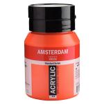 Royal Talens Amsterdam Acrylic Paint - (16.9oz/500ml) Naphthol Red Light