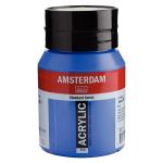 Royal Talens Amsterdam Acrylic Paint - (16.9oz/500ml) Cobalt Blue Ultramarine