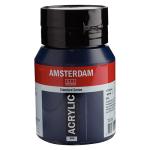 Royal Talens Amsterdam Acrylic Paint - (16.9oz/500ml) Prussian Blue