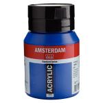 Royal Talens Amsterdam Acrylic Paint - (16.9oz/500ml) Phthalo Blue