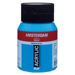 Royal Talens Amsterdam Acrylic Paint - (16.9oz/500ml) Manganese Blue