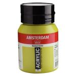 Royal Talens Amsterdam Acrylic Paint - (16.9oz/500ml) Olive Green Light