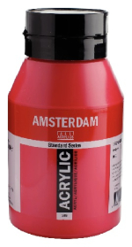 Royal Talens Amsterdam Acrylic Paint - (33.8oz/1000ml) 369 Primary Magenta