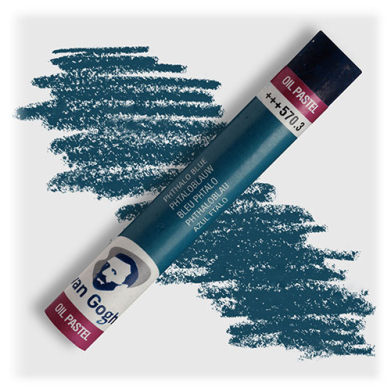 Royal Talens Van Gogh Oil Pastel - Phthalo Blue 570.3