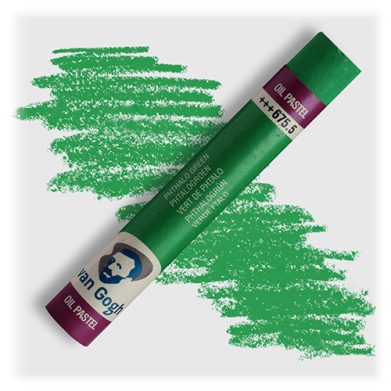 Royal Talens Van Gogh Oil Pastel - Phthalo Green 675.5