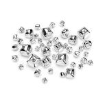 Darice Jingle Bells Assorted Sizes - (43 Pieces) Silver