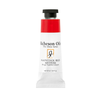 Richeson Shiva Series Oil Paint - (1.25oz/37ml) Naphthol Red Medium