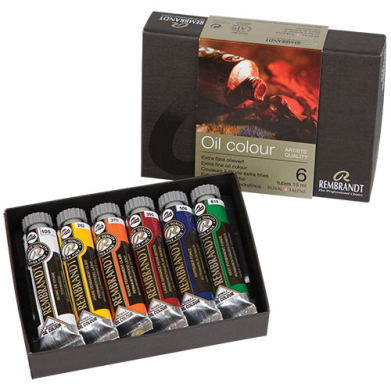 Royal Talens Rembrandt Oil Colours 0.5oz/15ml - (6 Pack)