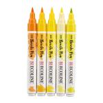 Royal Talens Ecoline Brush Pen Set of 5 Liquid Watercolor Pens –(5 Pack) Yellows  11509902