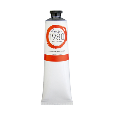 Gamblin 1980 Oil Colors  (5.07oz/150ml) Cadmium Red Light
