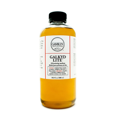 Gamblin Oil Painting Medium - (16.9oz/500ml) Galkyd Lite